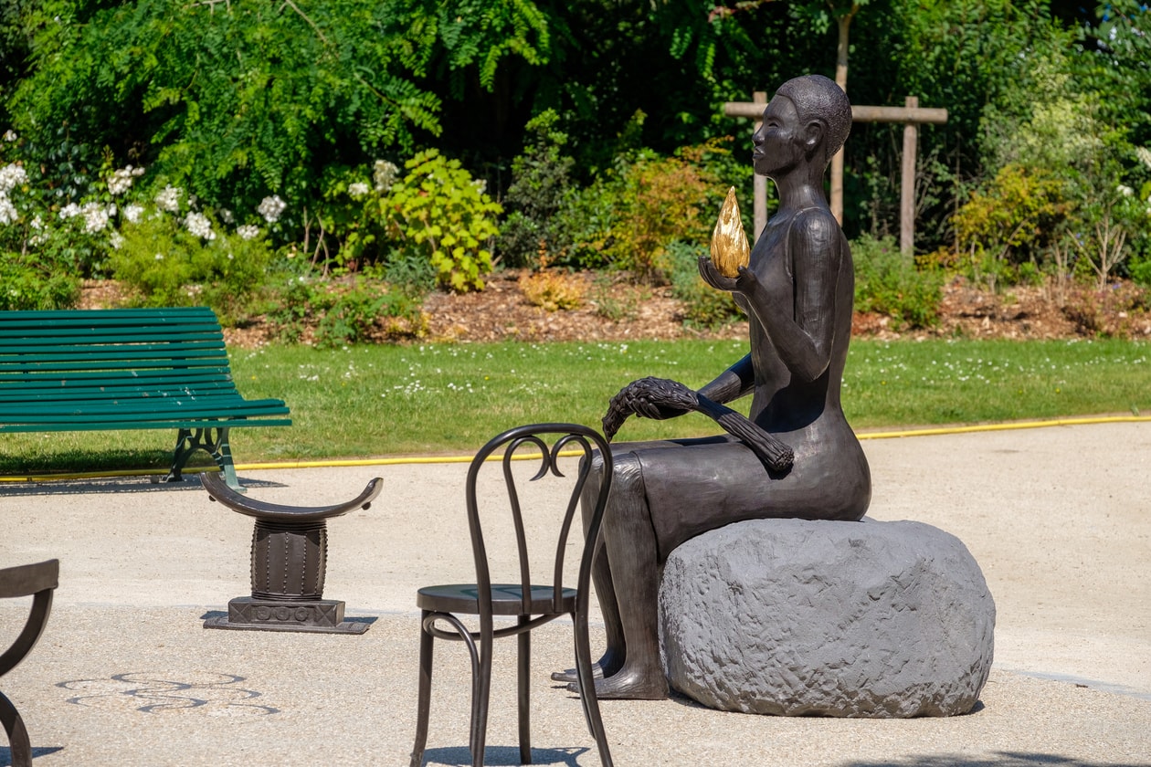 alison saar sculpture paris olympics art commission artwork