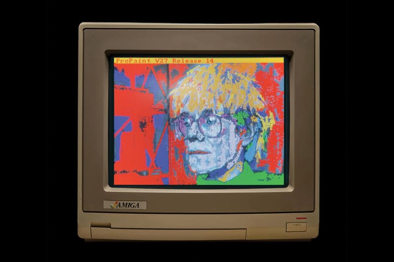 andy warhol debbie harry digital portrait amiga computer