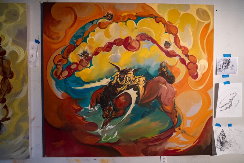 asif hoque hypeart visits paintings art artwork 