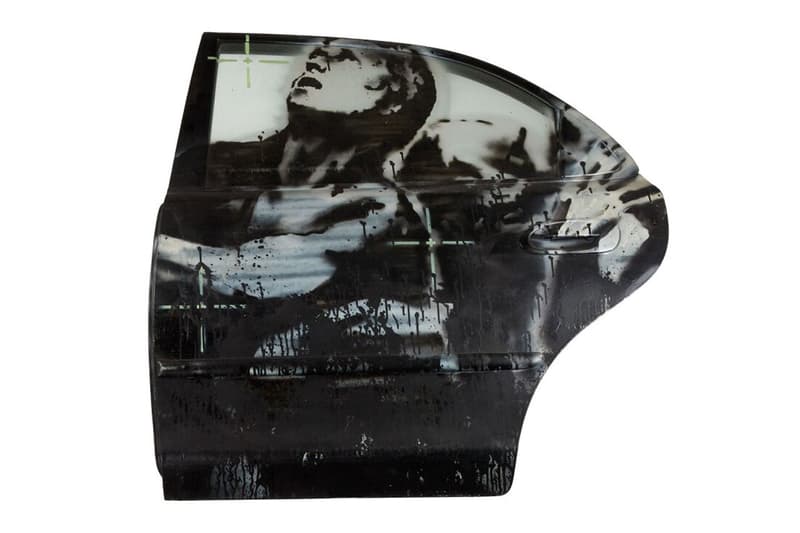 Banksy Crazy Horse Mural Car Door Auction Info