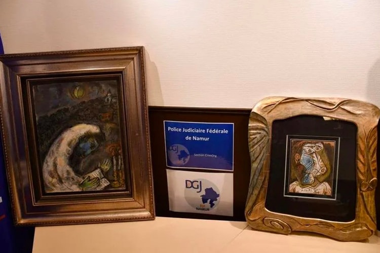 Belgian Police Recover a Picasso and Chagall Painting Stolen 14 Years Ago
