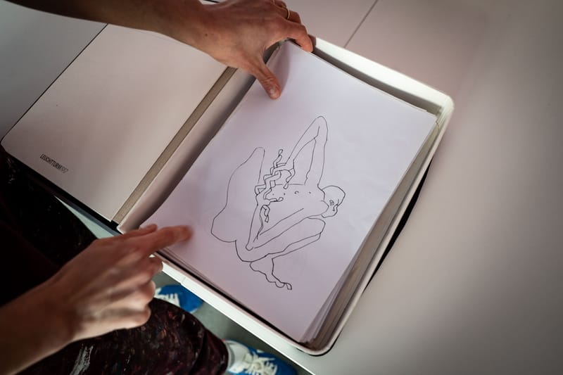 hypeart visits cathrin hoffmann artworks contemporary armory show exhibitions installations painting sculpture