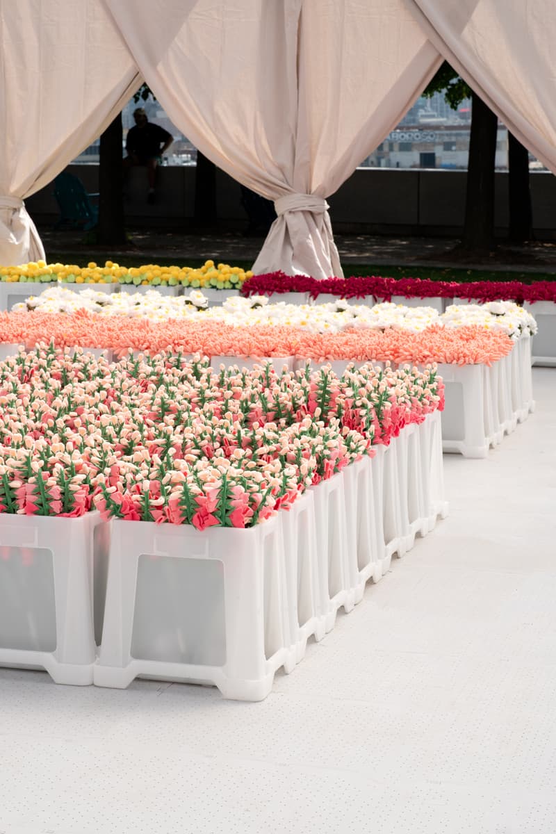 Cj Hendry Flower Market Exhibition Clé de Peau Beauté Roosevelt Island New York