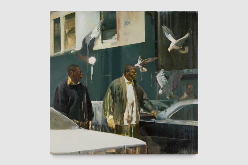 devin b johnson ritual of welcome nicodim gallery los angeles exhibition art artworks paintings