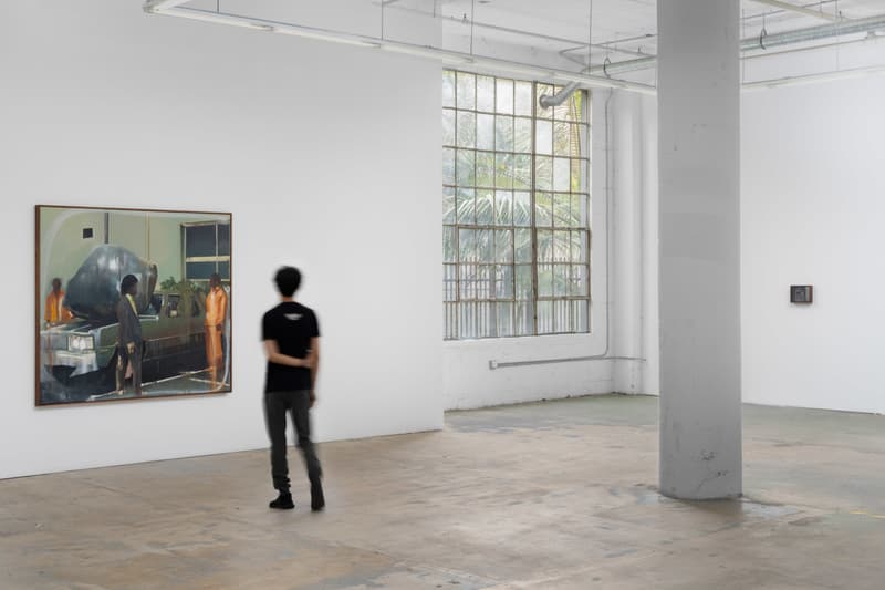 devin b johnson ritual of welcome nicodim gallery los angeles exhibition art artworks paintings