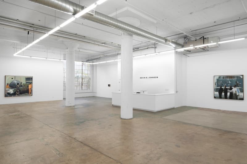 devin b johnson ritual of welcome nicodim gallery los angeles exhibition art artworks paintings