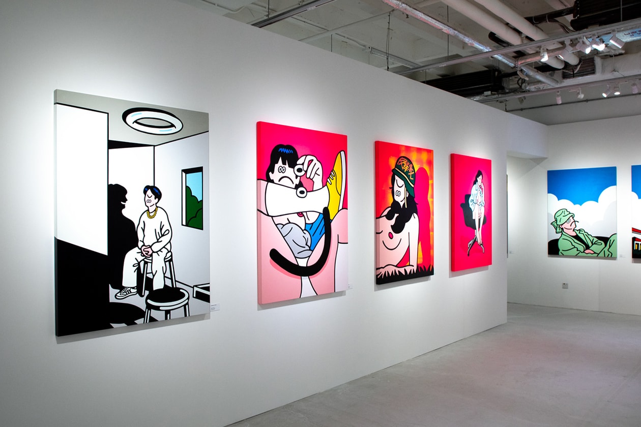 face oka “STORYBOARD” Solo Exhibition Interview AllRightsReserved GALLERY TARGET Hong Kong 