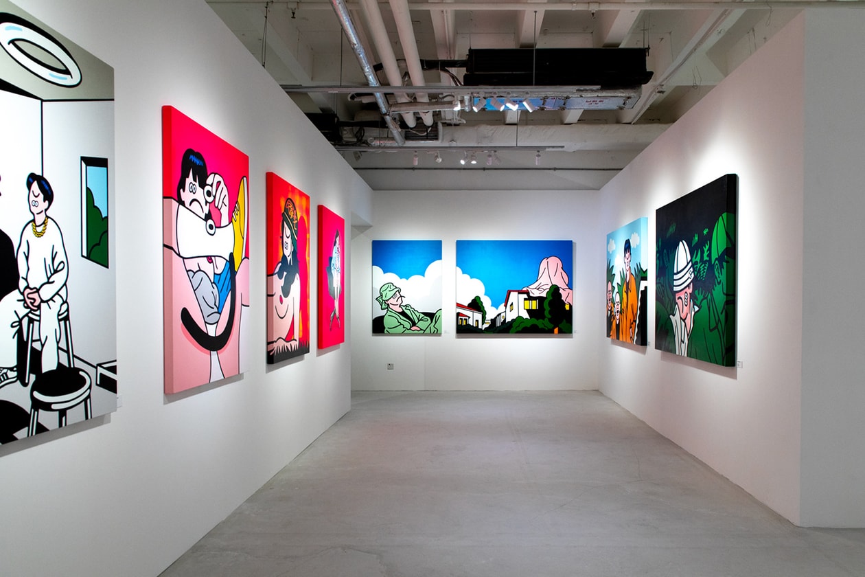 face oka “STORYBOARD” Solo Exhibition Interview AllRightsReserved GALLERY TARGET Hong Kong 