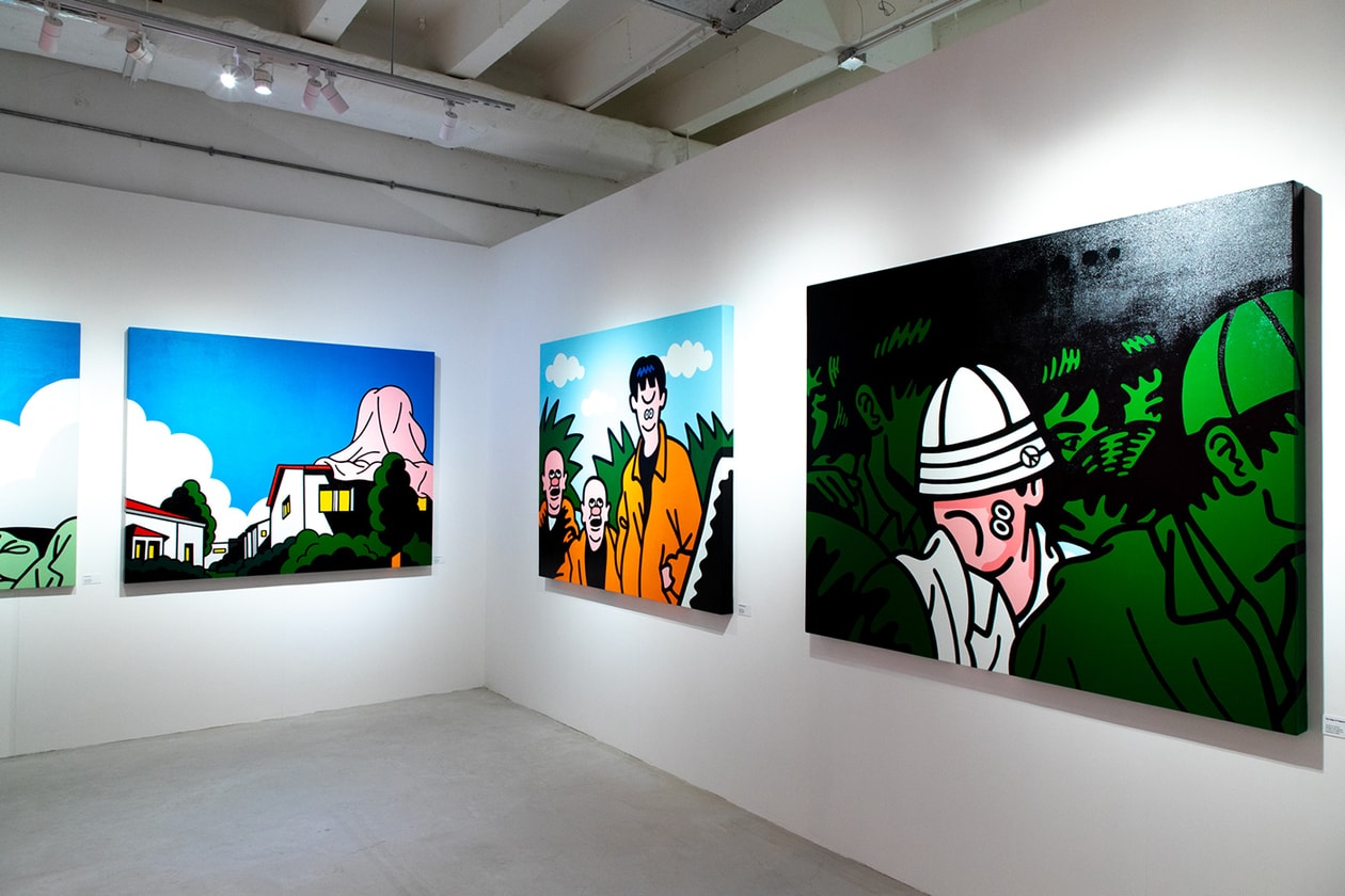 face oka “STORYBOARD” Solo Exhibition Interview AllRightsReserved GALLERY TARGET Hong Kong 