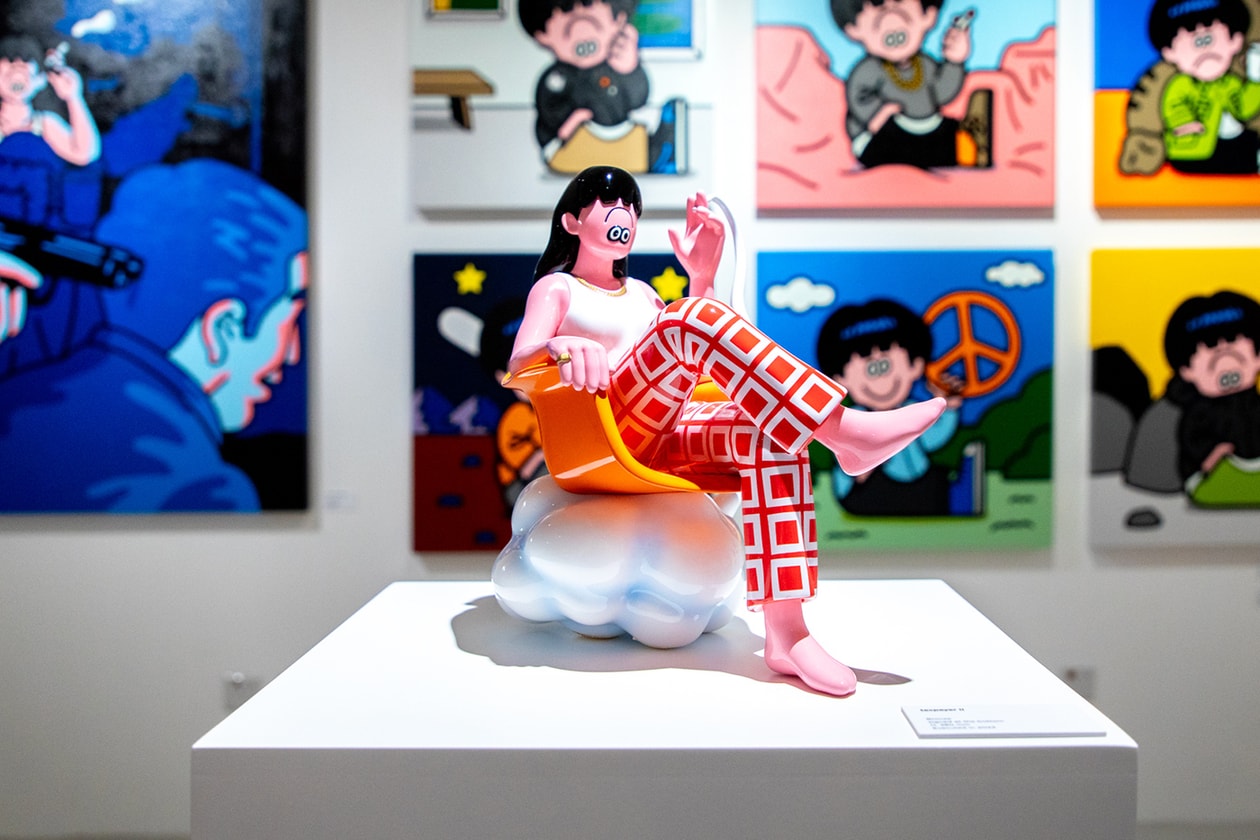 face oka “STORYBOARD” Solo Exhibition Interview AllRightsReserved GALLERY TARGET Hong Kong 