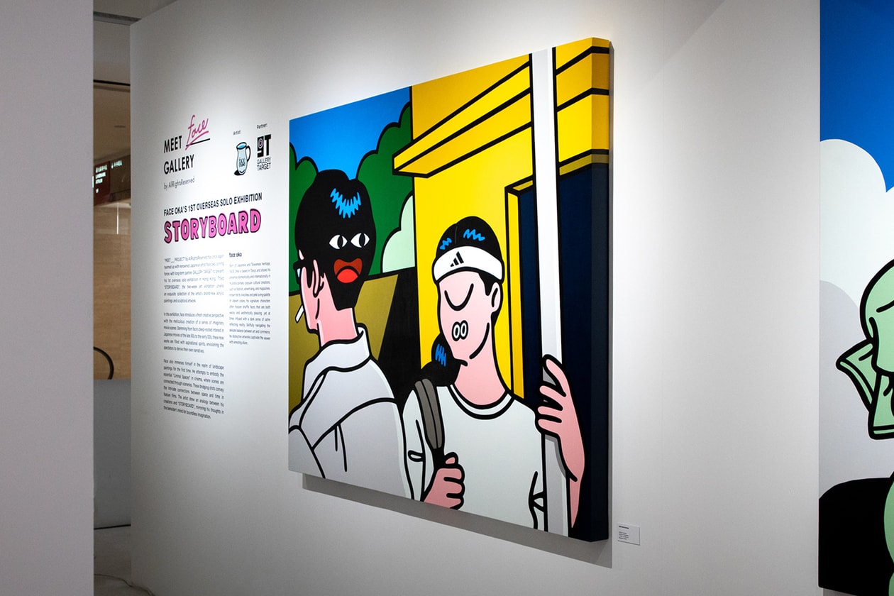 face oka “STORYBOARD” Solo Exhibition Interview AllRightsReserved GALLERY TARGET Hong Kong 