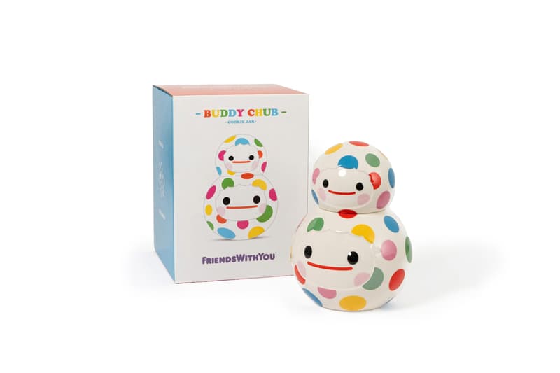 BUDDY CHUB Ceramic Cookie Jar FriendsWithYou Home Studyo Case Studyo Samuel Borkson Arturo Sandoval III Art Artworks Sculpture