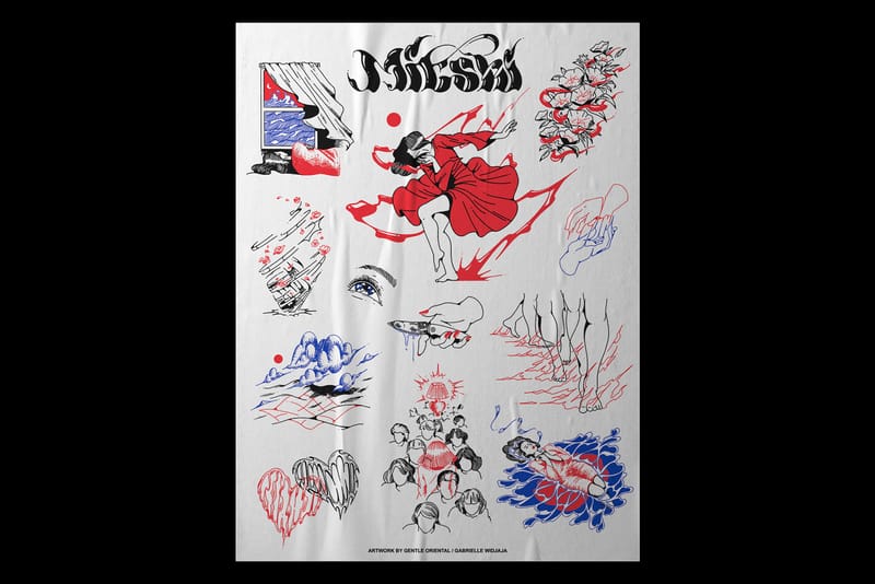 pen and paper gabrielle widjaja gentle oriental artwork artist