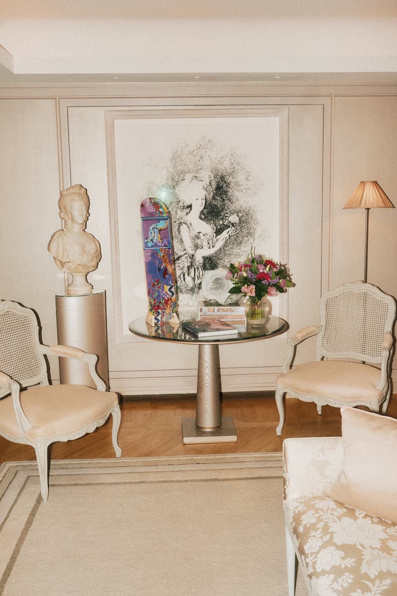 hotel de crillon the skateroom exhibition paris olympics