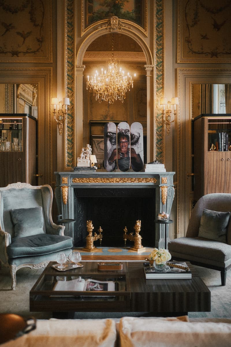 hotel de crillon the skateroom exhibition paris olympics