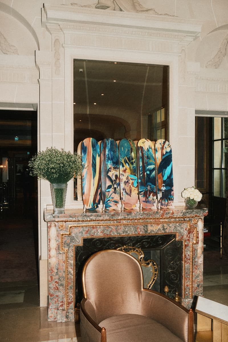 hotel de crillon the skateroom exhibition paris olympics