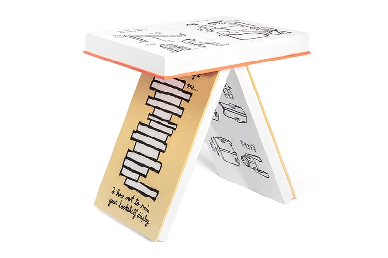 Jean Jullien TOME Book Stool Sculpture Case Studyo