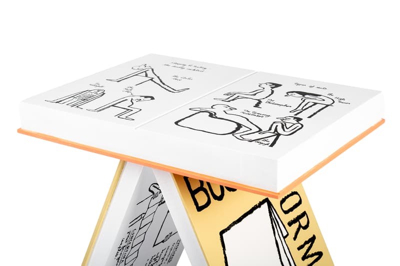 Jean Jullien TOME Book Stool Sculpture Case Studyo