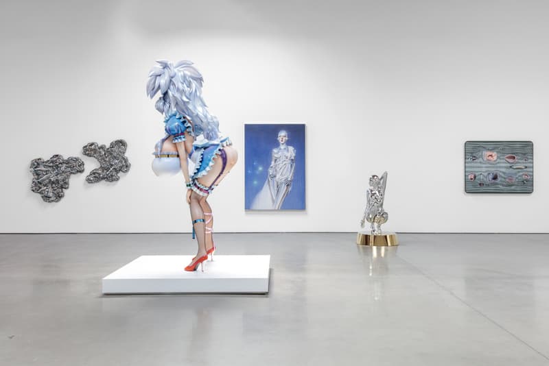 Jeffrey Deitch Post Human Group Exhibition Art Artworks Los Angeles Hajime Sorayama Kiki Smith Pippa Garner Cindy