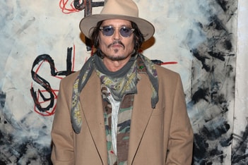 Picture of Johnny Depp Shows 'A Bunch of Stuff' in Debut Art Exhibition