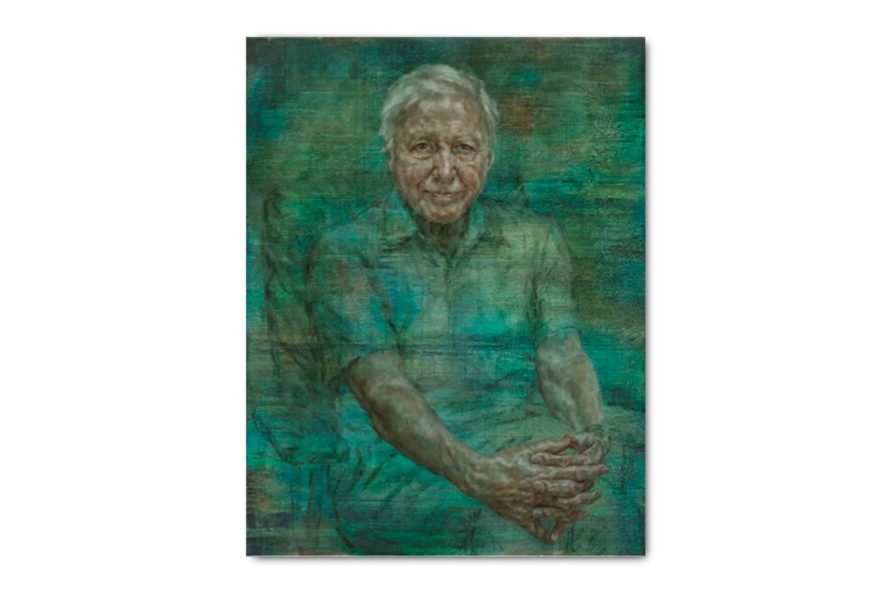 Jonathan Yeo David Attenborough Royal Society Painting