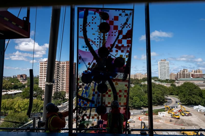 julie mehretu obama presidential center glass tower