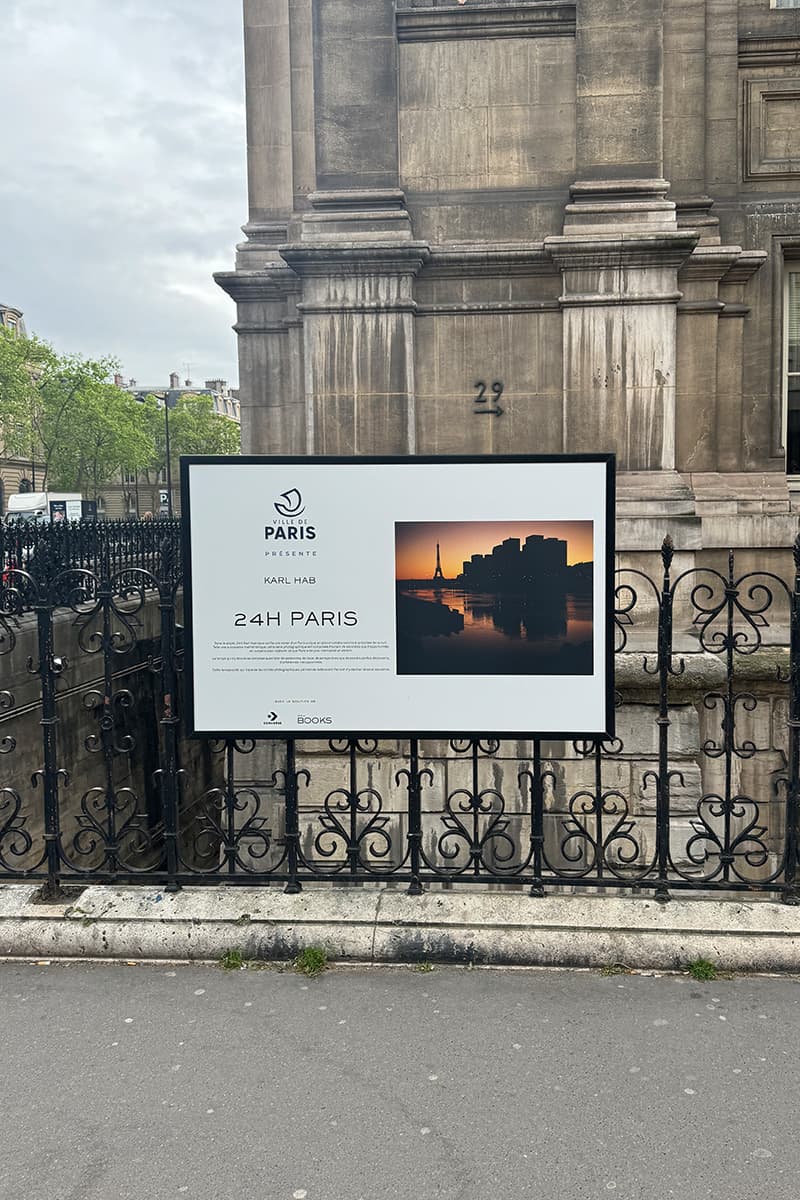 Karl Hab '24H Paris' Exhibition Grilles de l'Hôtel de Ville de Paris Info Supported by Converse Info