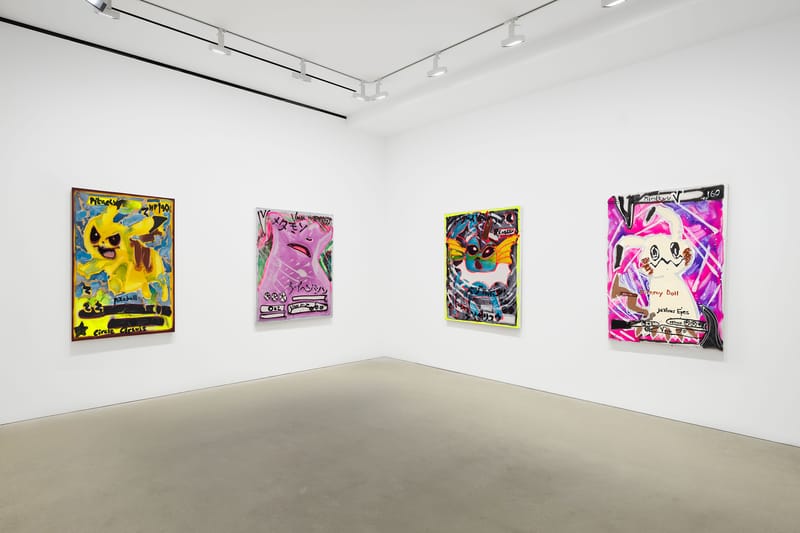 katherine bernhardt feature interview spotlight david zwirner exhibition pokemon paintings