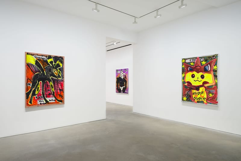katherine bernhardt feature interview spotlight david zwirner exhibition pokemon paintings