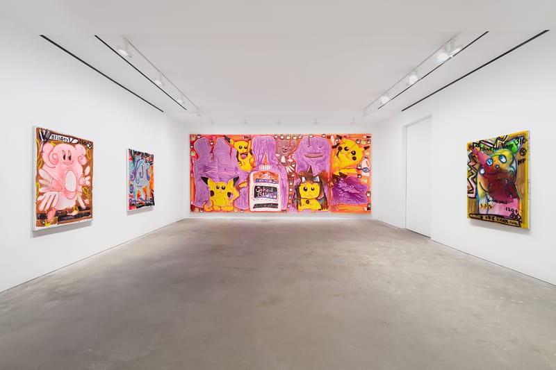 katherine bernhardt feature interview spotlight david zwirner exhibition pokemon paintings