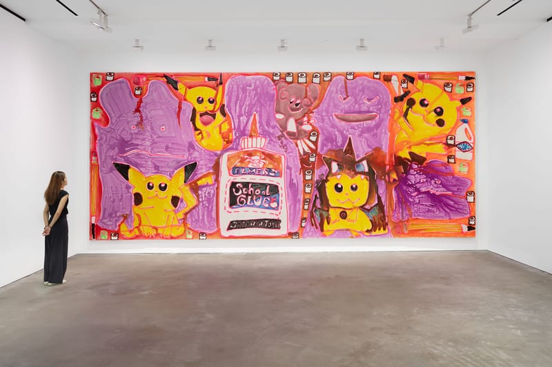 katherine bernhardt feature interview spotlight david zwirner exhibition pokemon paintings