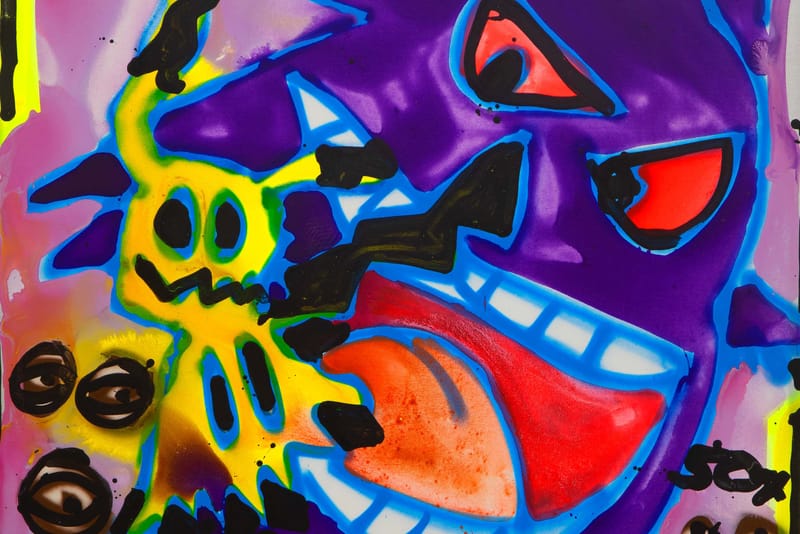 katherine bernhardt feature interview spotlight david zwirner exhibition pokemon paintings