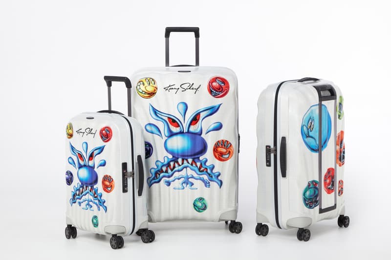 kenny scharf samsonite suitcase c lite collection