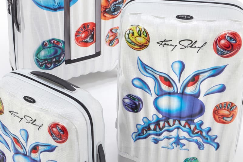 kenny scharf samsonite suitcase c lite collection