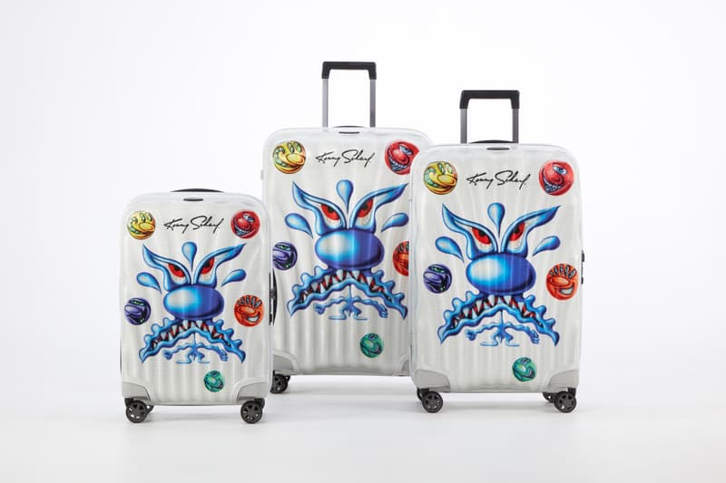 kenny scharf samsonite suitcase c lite collection