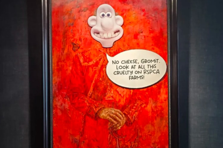 King Charles III Portrait Defaced by Animal Rights Activists