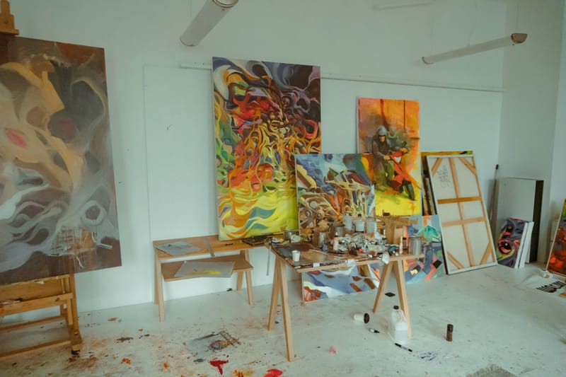 maceo eagle villazan gallery artworks exhibitions paintings