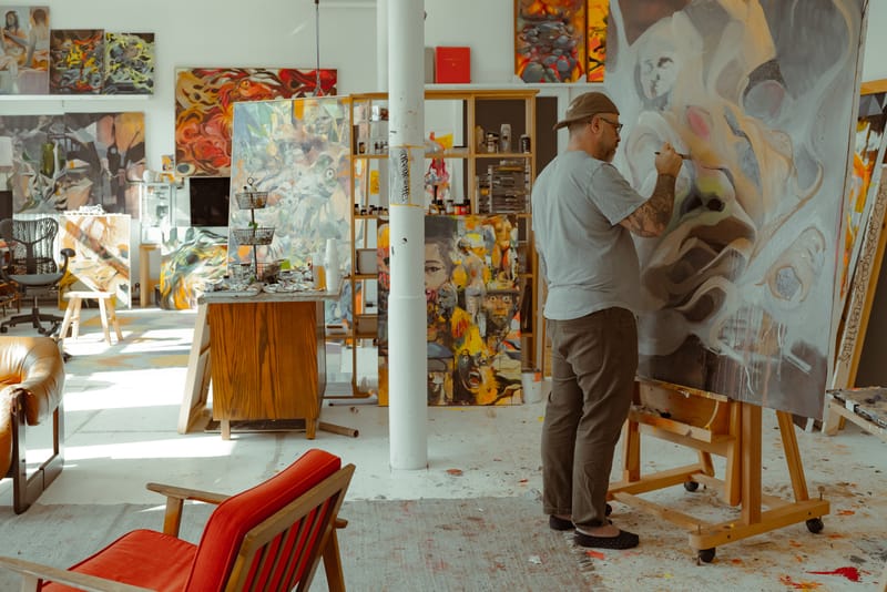 maceo eagle villazan gallery artworks exhibitions paintings