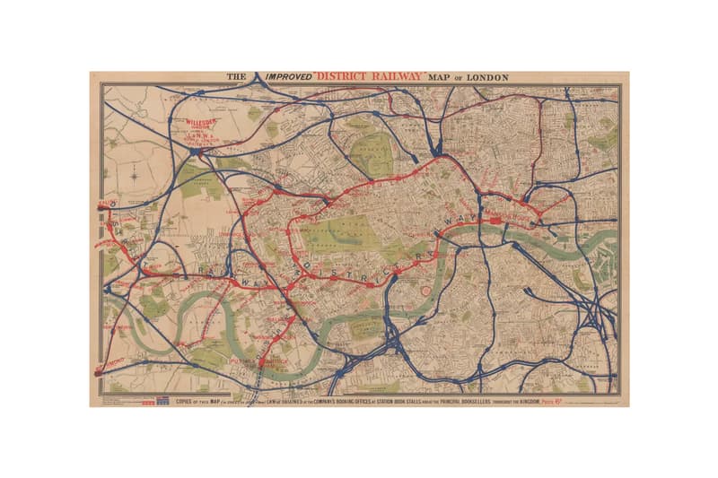 Mapping the Tube London Map House Exhibition Harry Beck Art Artworks Archive Cartography