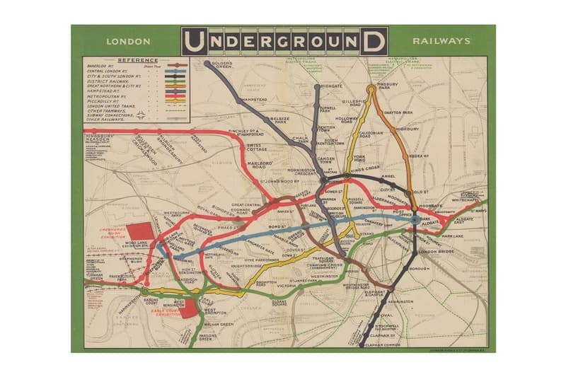 Mapping the Tube London Map House Exhibition Harry Beck Art Artworks Archive Cartography