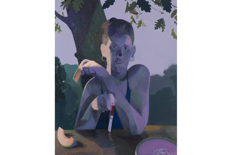 matt bollinger halftime show mothers tankstation london exhibition paintings