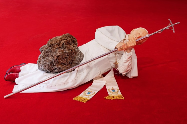 Maurizio Cattelan Challenges Power Dynamics at Moderna Museet