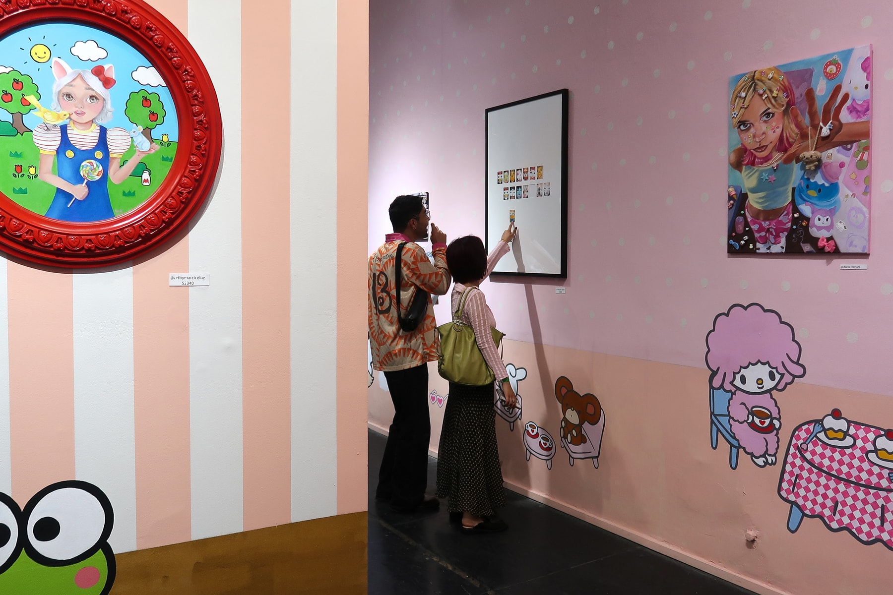 Nami Oh OhNami Gallery Los Angeles Sanrio Fan Art Sign Painting Art Artworks Exhibitions