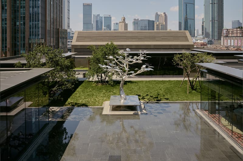 Oscar Wang "Gathering" Sculpture Alila Shanghai luxury resort retreat hotel