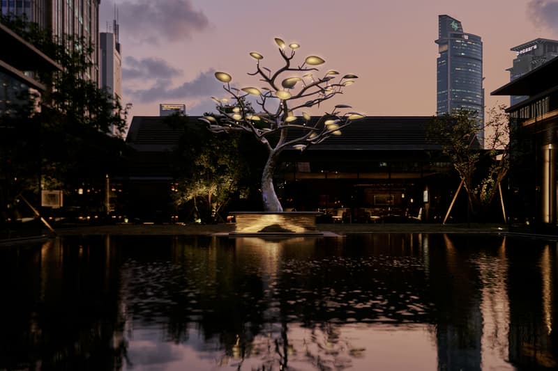 Oscar Wang "Gathering" Sculpture Alila Shanghai luxury resort retreat hotel