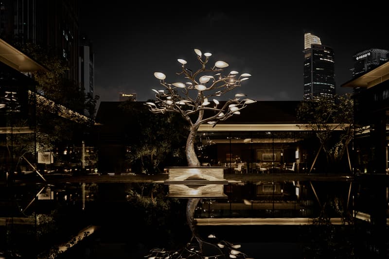Oscar Wang "Gathering" Sculpture Alila Shanghai luxury resort retreat hotel