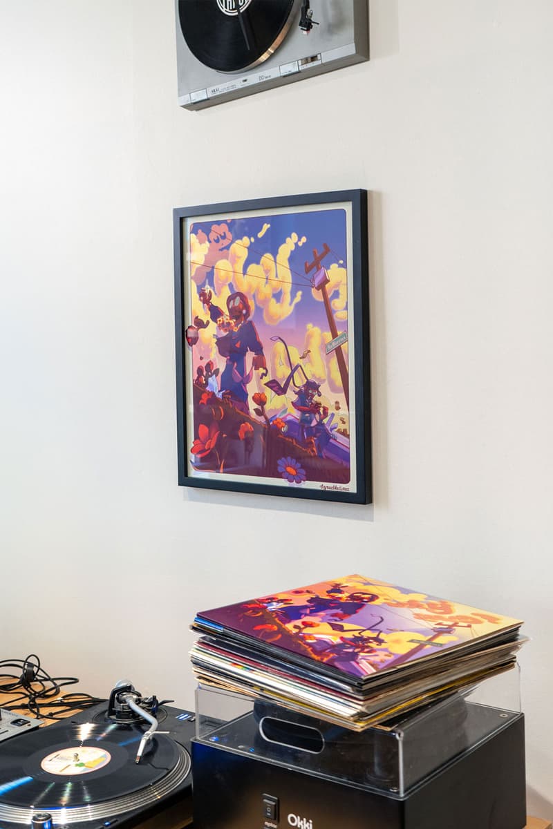 Rhymezlikedimez Unveils Nxworries 'Why Lawd?' Print limited-edition release drop price holographic vinyl cover anderson paak knxwlege knowlege dj stones throw pop up gold line los angeles rsvp link price size signed yes lawd puff flower art