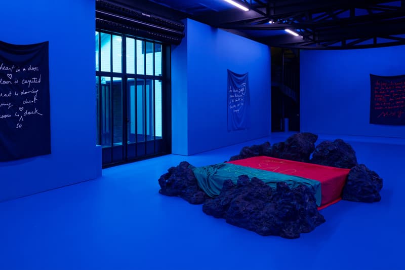 Ugo Rondinone Tarek Lakhrissi Reiffers Art Initiative who is afraid of red blue and yellow art artworksParis