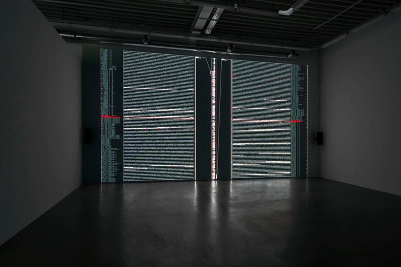 Almine Rech Brussels Ryoji Ikeda Dataverse Exhibition