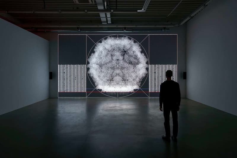 Almine Rech Brussels Ryoji Ikeda Dataverse Exhibition